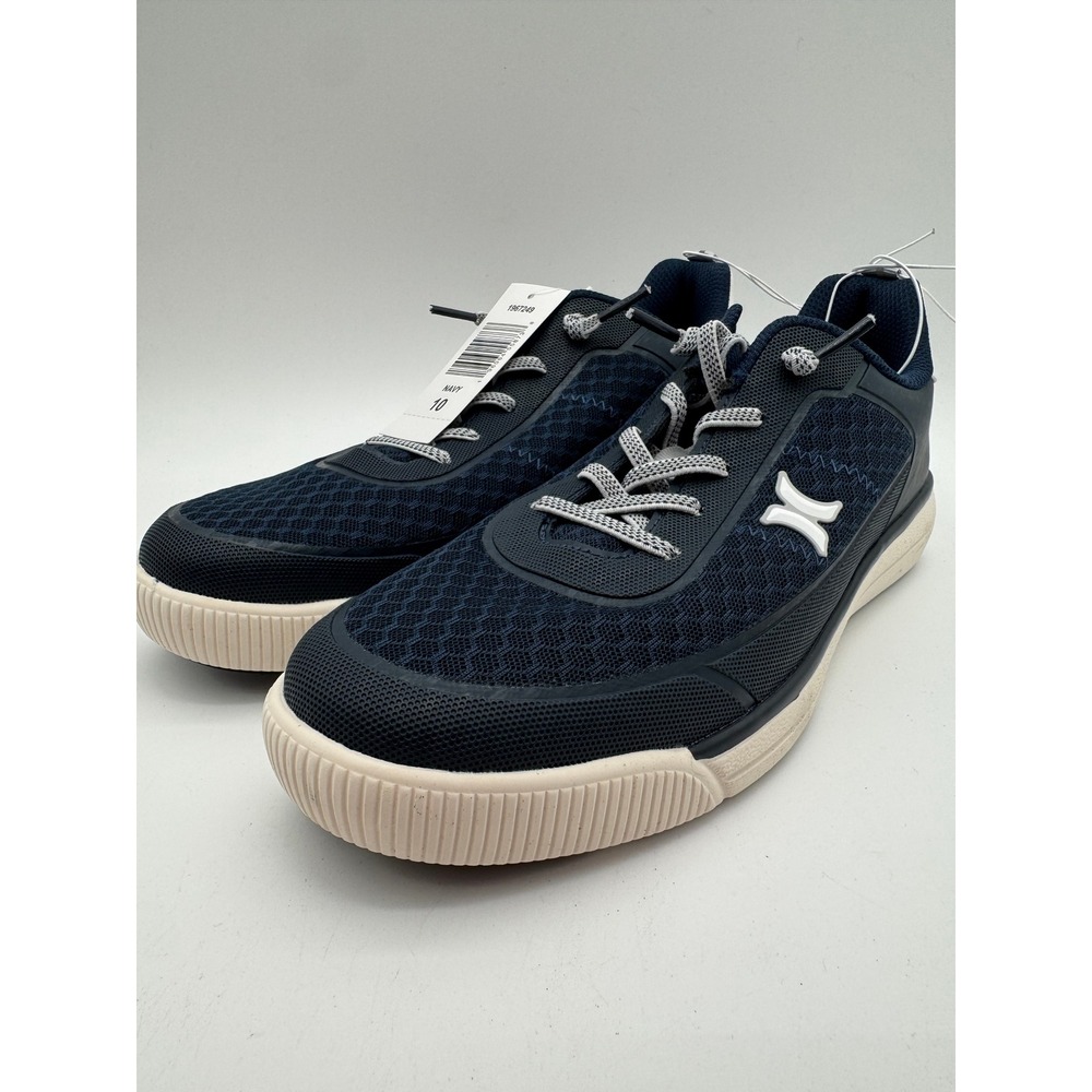 Hurley Exeter Mens Navy Mesh Lace Up Sneakers Shoes Size 10 NEW